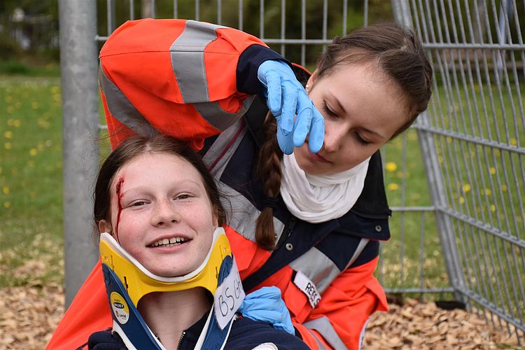Sanitäter im Einsatz